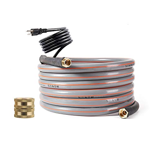 H&G lifestyles Heated Water Hose for Rv Self-Regulating 12 FT 90W Color