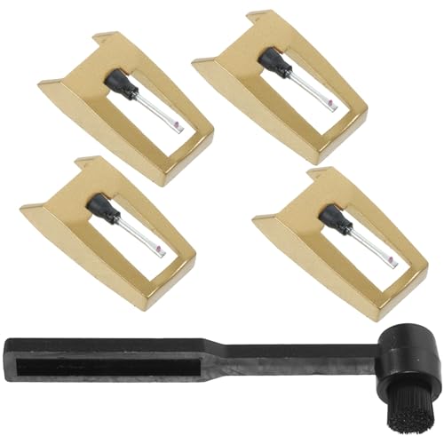 Toyvian 1 Ensemble De Tourne-Disque Phonographe Stylet Brosse À Bouteille D'Aspiration Platines À Fil Kit Vintage Albums Platines À Aiguille pour Vinyles