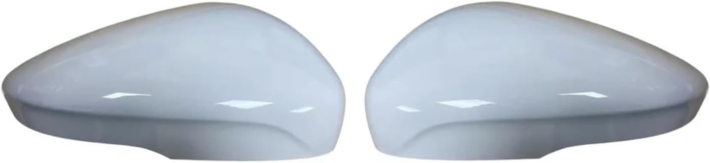 Pair Glossy Bright Black Side Rearview Mirror Cover Caps Compatible With Focus MK4 2019 2020 2021 2022 LHD RS Styling Replacement Shell(Black)