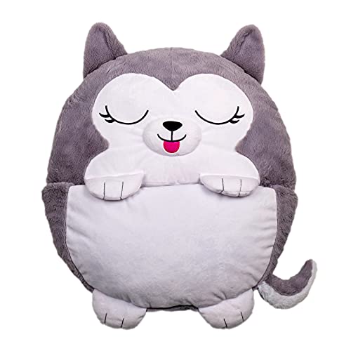 Dormi Locos - Peluches Pequeños - Husky (137cm x 50cm)
