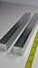 2 pieces 1" square x 10" Aluminum