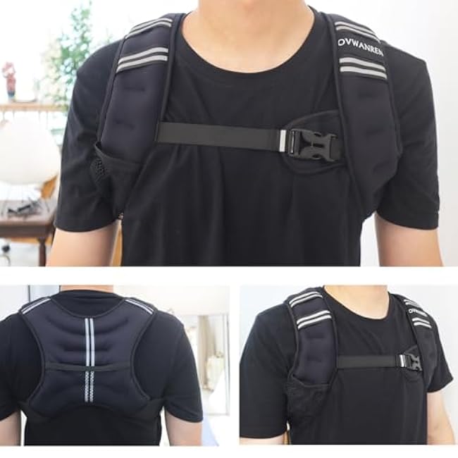 Sport Weighted Vest 6 pounds Cardio Strength Training Workout Equipment Body Weight Vest for Running Walking Men Women Youth