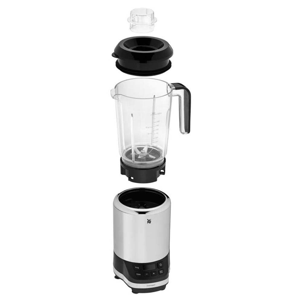 WMF Kult Pro - Batidora de vaso Multifunctional, 1.2 litros, 1200 W, 6 velocidades, icluye accesorios, libre de BPA, Tritan, Acero Inoxidable cromargan