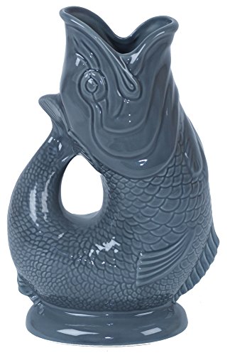 Gluggle Krug, keramik, dunkelgrau, xl