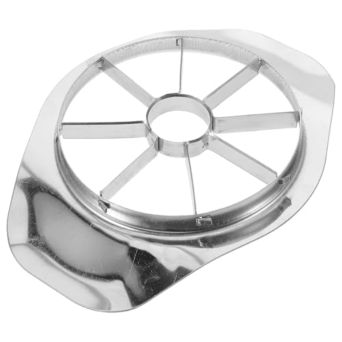 POPETPOP 多機能ステンレス製フルーツスライサー りんご芯抜き器 オレンジ 果物用キッチンガジェット 高耐久カッター 時短調理対応