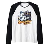 Photo Gallery spooky ghost patch divertente halloween spaventoso spooky season squad maglia con maniche raglan Photo Gallery spooky ghost patch divertente halloween spaventoso spooky season squad maglia con maniche raglan