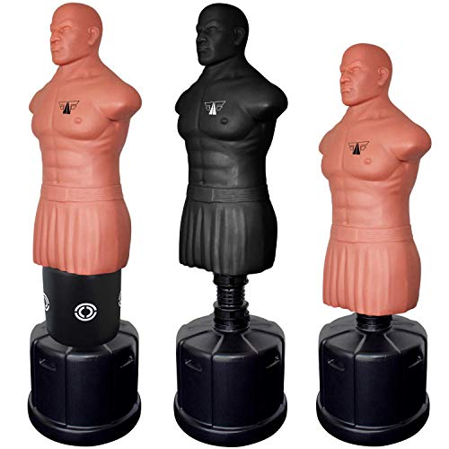 FOX-FIGHT Hank Mannequin de Boxe - Hauteur réglable 160-182cm Sac de Frappe Debout Boxing Dummy,...
