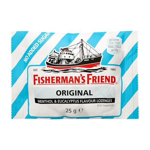 Fisherman's Friend 24 Sachets Menthol Eucalyptus Sans Sucres de 25g