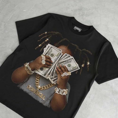 Image of DopeSkill Graphic Tee Streetwear Hip Hop Hypebeast Street Style Unisex T-Shirt Sneaker Colour Matching Shirts Swag Y2K Style