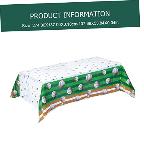 Abaodam Toalha De Mesa De Beisebol Decorações De Aniversário De Futebol Suprimentos De Aniversário D