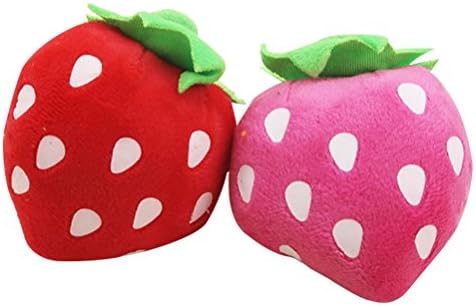 strawberry dog plush