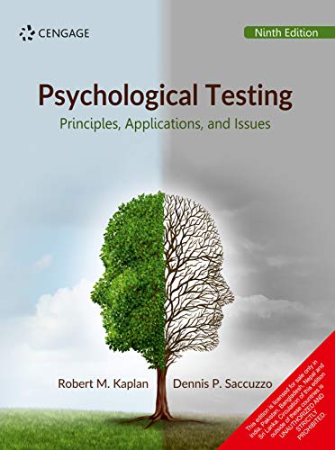 CENGAGE INDIA Psychological Testing Principles,... 9353502187 Book Cover