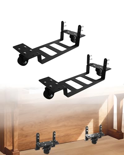 2Pcs Heavy-Duty Piano Dolly for Moving, with Brakes Piano Dollies,