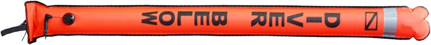 Dive Marker Buoy | Portable Safety Sausage | High Visibility Signal Flag Tube with Reflective Strip, Diving Float for Underwater Diving