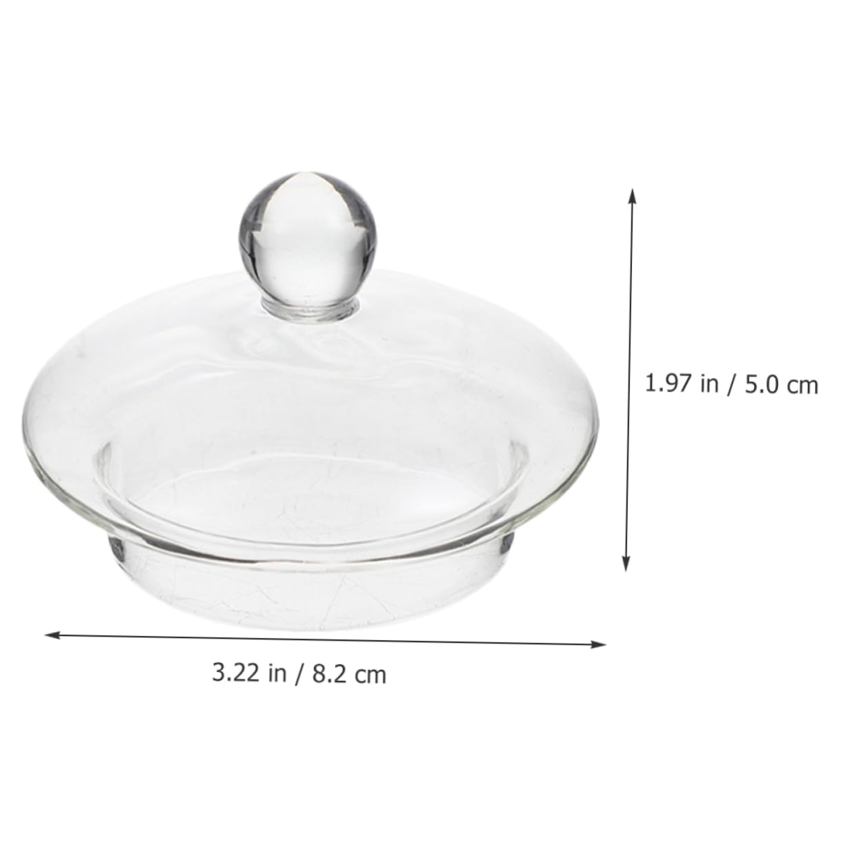 6 Piezas de Tapa de Vidrio para Tetera de 1000ml Borde Liso, Accesorio para Tetera Que Mantiene Libre de Impurezas, Adecuado para Fiestas y Estar en Casa