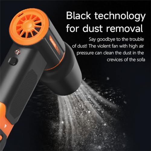 Ventilador de mano para motor y limpieza de computadora sin cables 5