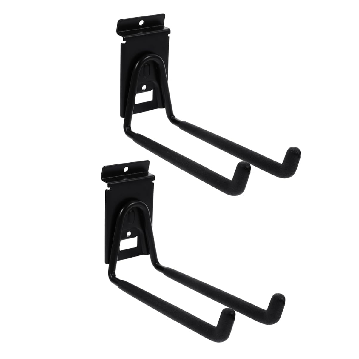 Mobestech Ganchos de Pared para Garaje de 8 Pulgadas, Hierro, 2 Piezas