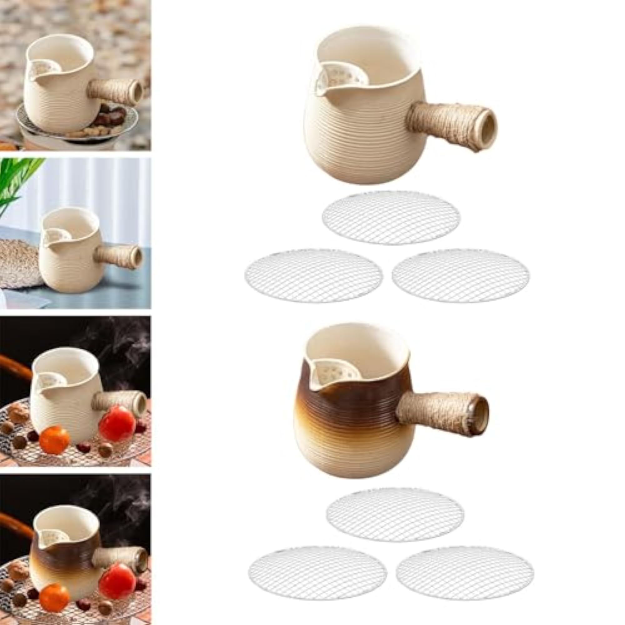 500ml Ceramic Teapot with Anti-Scald Handle for Tea Lovers