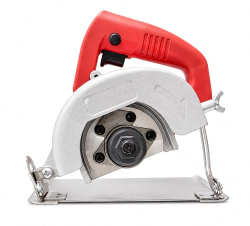 Image of Inditrust Marble Cutter 1800W, Copper Armature, 13500 Rpm, Disc Dia 125Mm, Max Cut Depth: 38Mm, Bevel And Depth Adjustable, Corded-Electric with (6 Months Warranty)