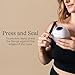 Lansinoh Discreet Duo Wearable Breast Pump, Hands Free Breast Pump, 4 Pumping Modes, 9 Levels Hospital Strength Suction, LED Display, Leak-Resistant Design, 2 Breast Flange Sizes Included: 24mm & 21mm