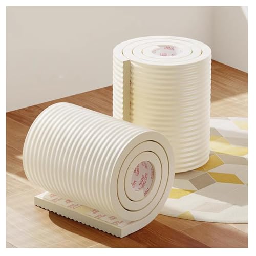 Panneaux muraux autocollants en PVC beige rembourrés anti-collision pour salon