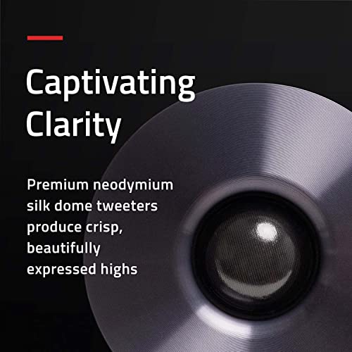 Fluance Reference High Performance Surround Sound Home Theater 5.0 Channel Speaker System Including 3-Way Floorstanding Towers, Center Channel, And Rear Surround Speakers - Black Ash (Xl8Htb) #TOP2