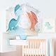 Dalber kinder Wandlampe, Kinderlampe Wandleuchte Baby Dinos Dinosaurier, 63459, E27
