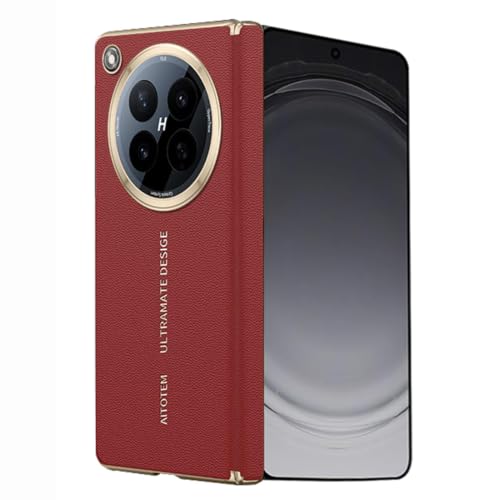 Housse Magnétique Oppo Find N6 Antichoc Compatible Charge sans Fil Rouge