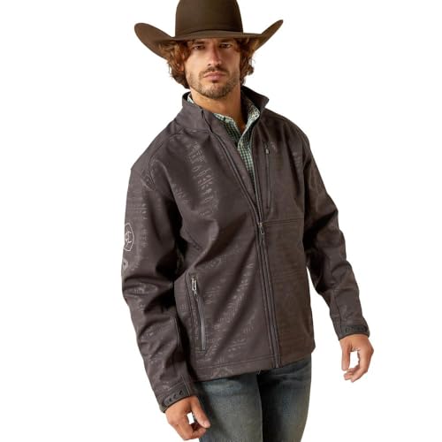 Ariat Mens Phantom Emboss Logo Softshell Jacket