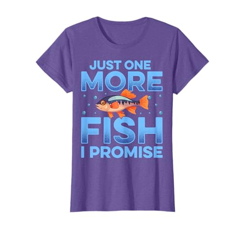 Just One More Fish I Promise - Aquarist Fish Tank Aquarium T-Shirt