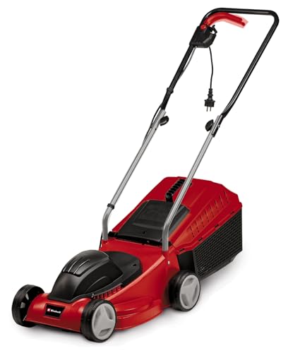 Einhell Tondeuse À gazon électrique GC-EM 1032 (1000 W, 32 cm, Bac de Ramassage 30 L, Réglage de La Hauteur de Coupe En 3 Étapes.