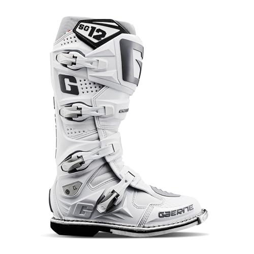 Gaerne SG12 Motocross Boot White 12 Gaerne SG12 Motocross Boot White 12