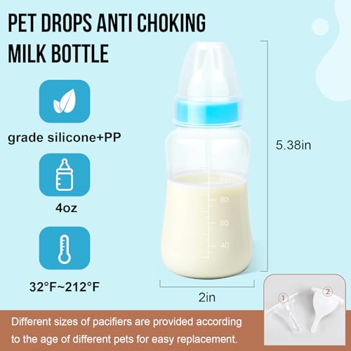 Biberon pour chiot et chaton allaitement à la main de la portée