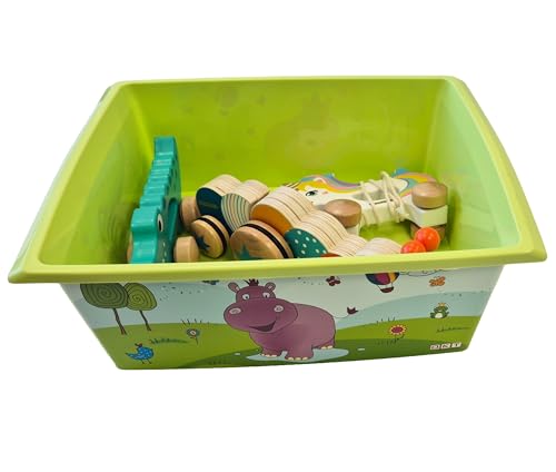 1 x Spielzeugkiste Spielzeugbox Fashion Box 10 L Aufbewahrungsbox grün
