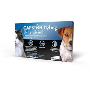 Elanco Capstar 11,4mg para Cães e Gatos de 1,0 a 11,4kg com 1 Comprimido