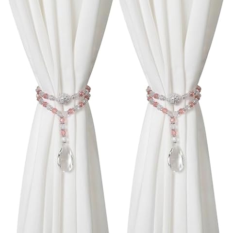 SUQ I OME Luxury Crystal Curtain Tiebacks Cover