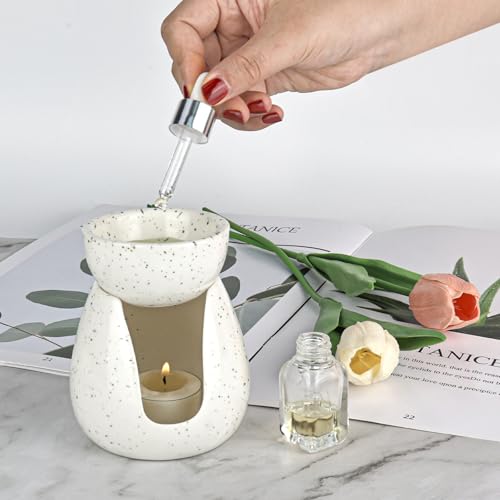 Brûleur de cire en céramique, diffuseur d'aromathérapie maison et bureau