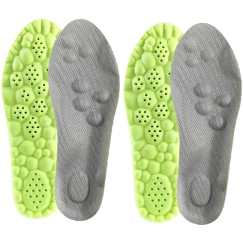 【Memory foam ammortizzante】Le solette memory foam con struttura ergonomica offrono un assorbimento delicato, con effetto di ammortizzazione che rende le solette ammortizzate adatte a scarpe sportive e scarpe da camminata.