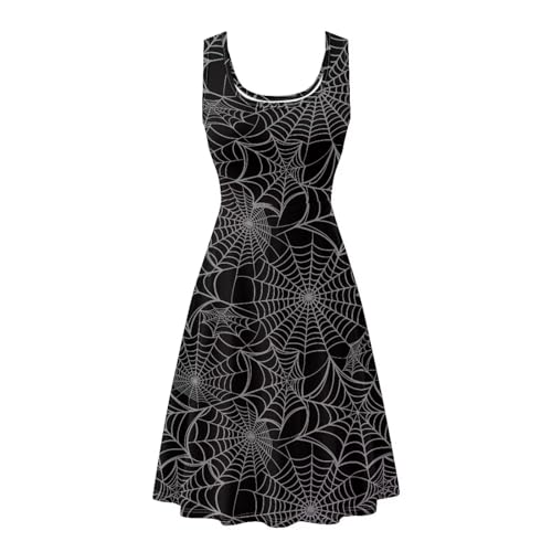 Image of Renewold Women's Sleeveless Tank Dress with Pockets, Casual Scoop Neck A-Line Sundress for Summer, Travel and Vacation