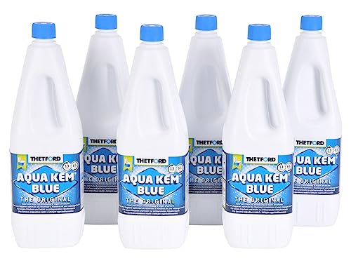 Aqua Kem Blue, 2 litros. Thetford, 6 botellas.