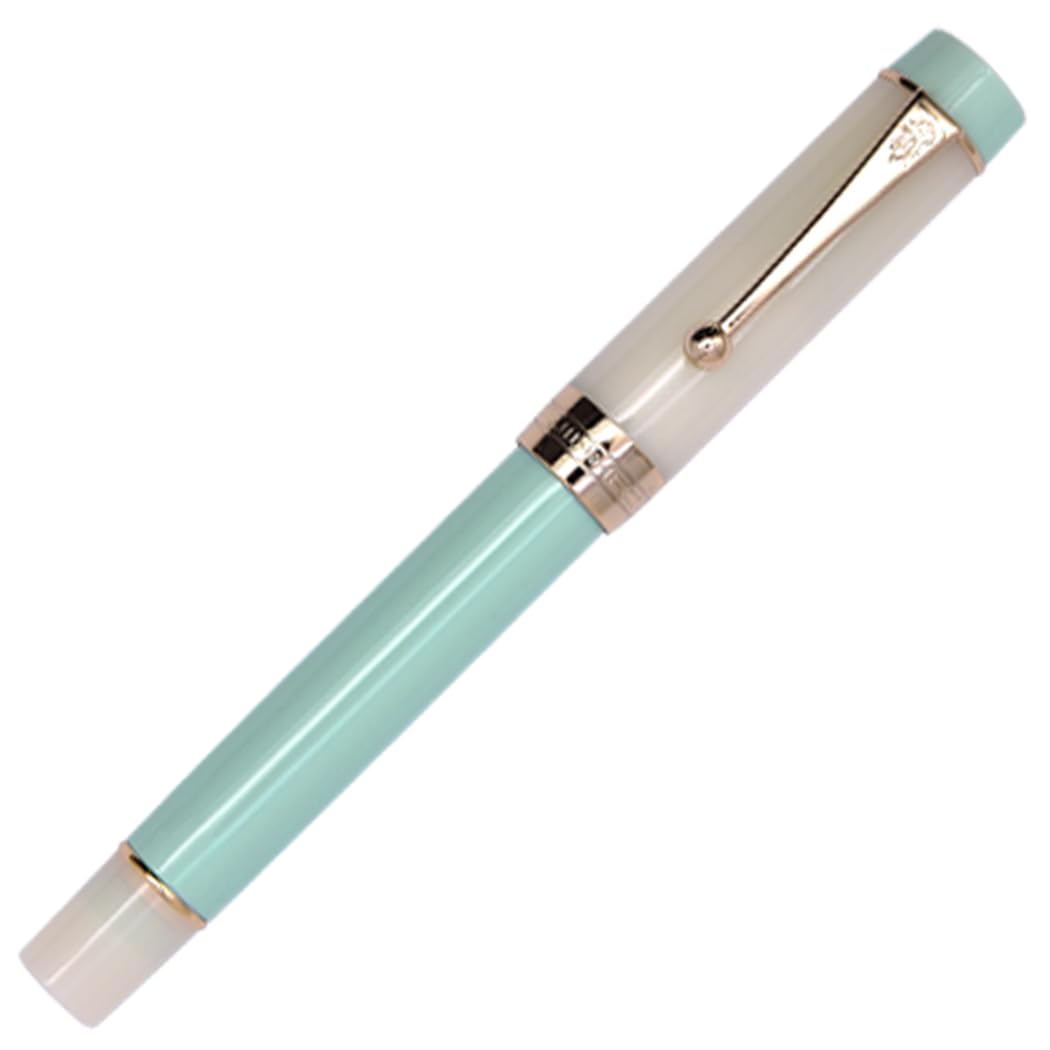 Ranvi Jinhao 100 Fountain Pen,Extra Fine Nib,Ball Clip,Cyan