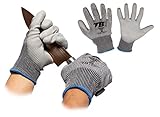 Guantes Anticortes de Trabajo & Seguridad Nivel 5 Táctiles | Guantes Anticorte Nivel 5 Máxima Seguridad Para Uso Doméstico e Industrial | Guantes de Trabajo & Seguridad, Anticorte & Antipinchazos