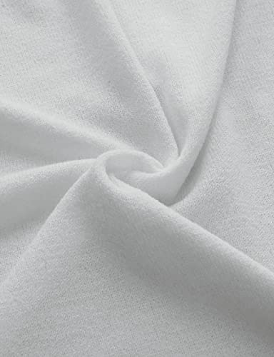 Givon Longline Hooded Cardigan Ruffle Shawl Collar Open Front Long Sleeve Drape Cape Overcoat With Pockets & Oversized Hood / Dcc145-White-3Xl #TOP4