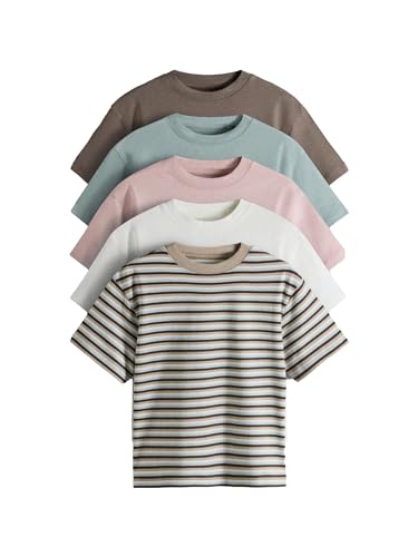 T-Shirts en Coton Oversize pour Garçon THE SET idéals pour l'école et le sport