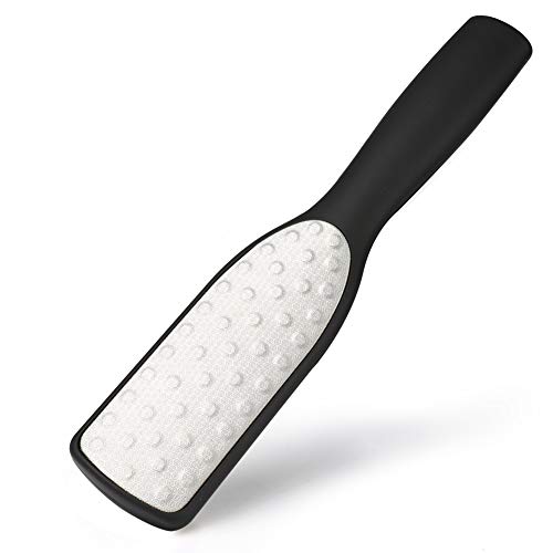 MASWATER Foot File/Foot Rasp/Callus Remover/Foot Scrubber with Double Side Scrubs for Your Foot Care Pedicure at Home on Feet Without Pain (black)