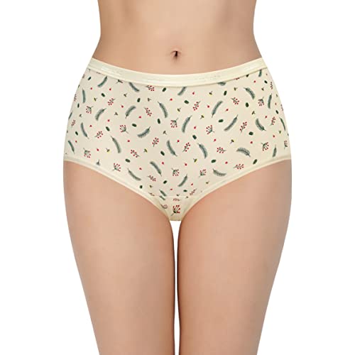 Image of Amante Printed Cotton Full Brief Panty Pack(Pack of 3)