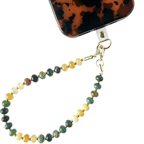 Bracelet de téléphone en pierre naturelle inspiration cosmique fait à la main