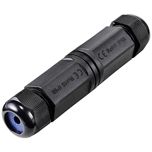 Renkforce Adattatore di rete RJ45 CAT 6a [1 presa RJ45-1 presa RJ45] nero