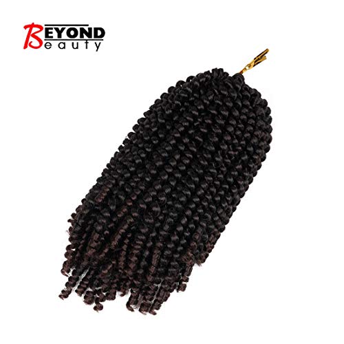 1 piece Spring Twist Crochet Braids Bomb Twist Crochet Hair Ombre Colors Synthetic Fluffy Hair Extension 8inch 110g(T1B 33)