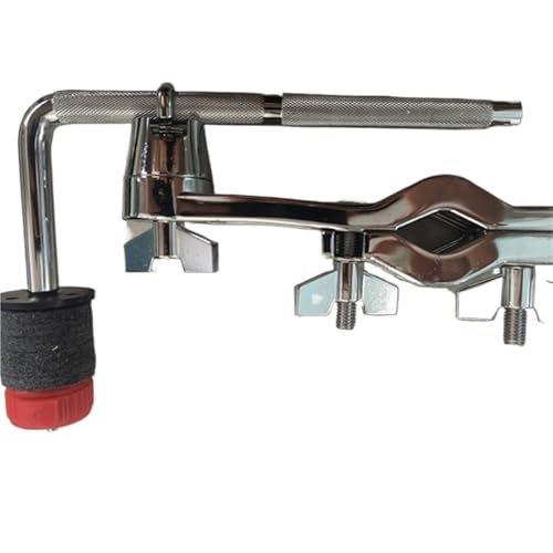 Abrazadera para platillo de batería metal rojo miniatura 1